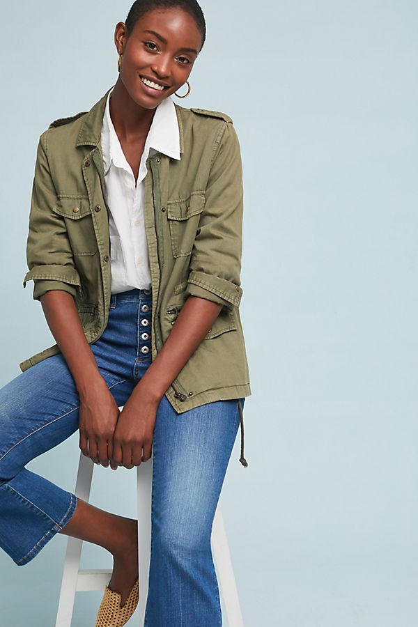 Slide View: 1: Ruby Army Jacket