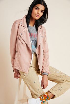 drapey moto jacket