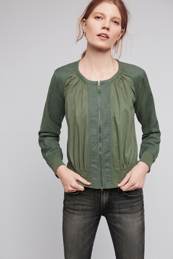 Slide View: 1: Hilltop Ruched Bomber