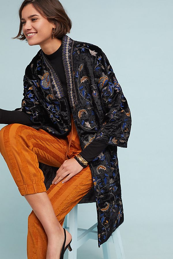 Slide View: 1: Roxanne Floral Jacket