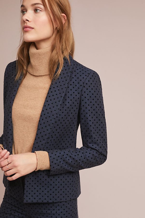Slide View: 1: Polka Dot Blazer