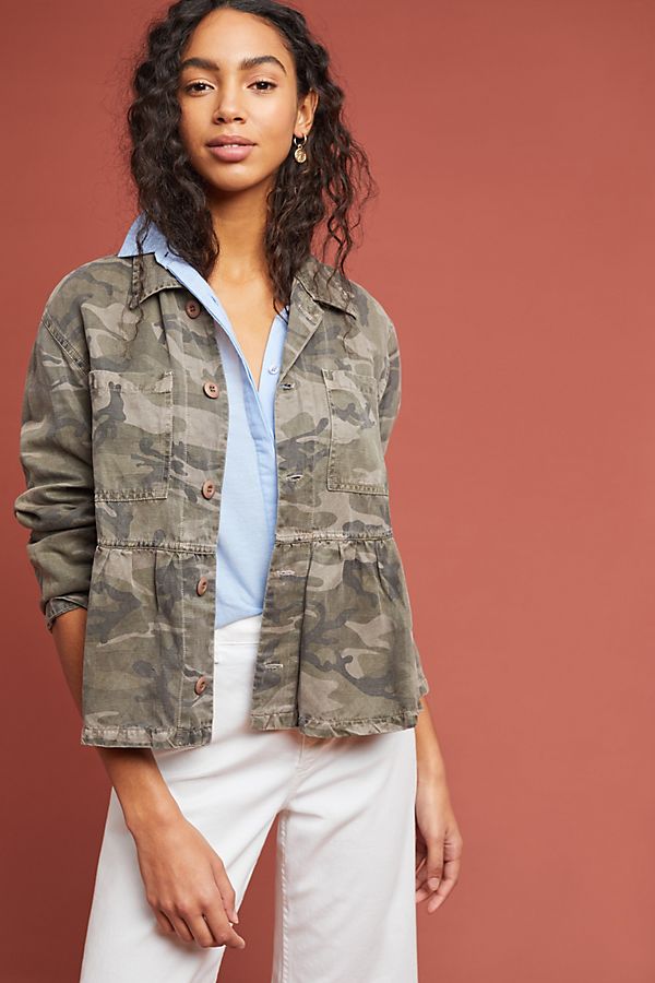 Slide View: 1: AMO Rosie Camo Jacket