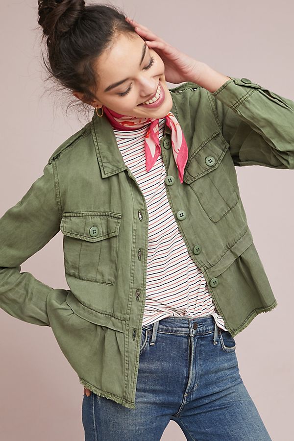 Slide View: 1: New Discovery Peplum Jacket