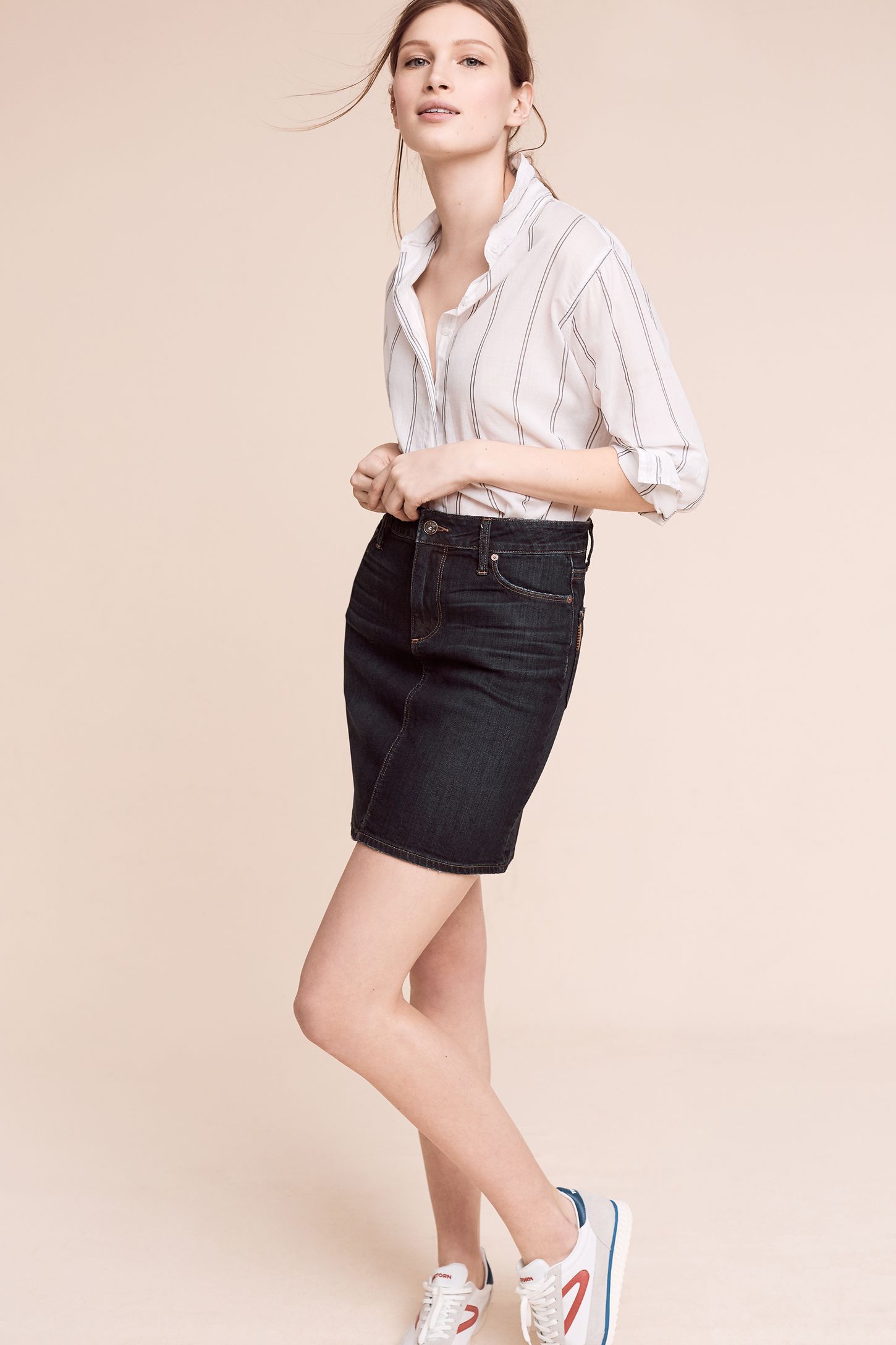 Paige Austin Denim Skirt | Anthropologie