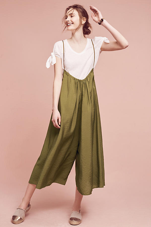 Slide View: 1: Suspender Jumpsuit