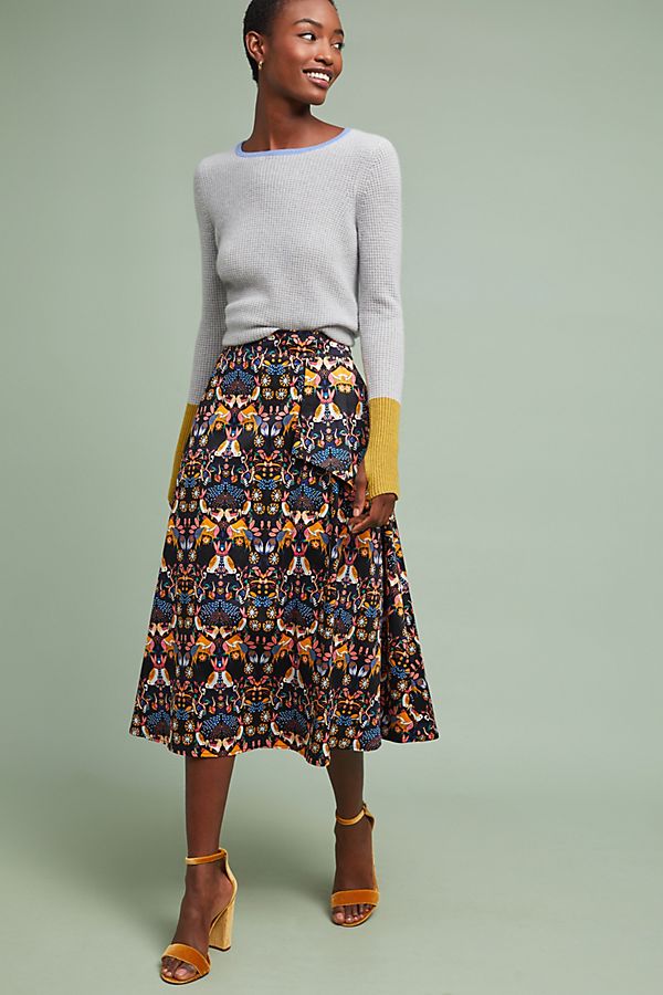 Slide View: 1: Whimsy Midi Skirt