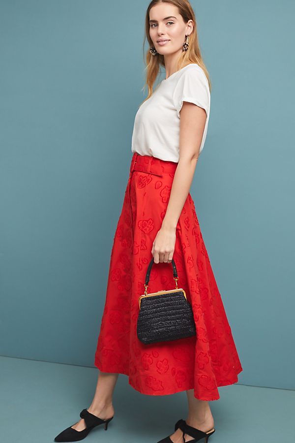Slide View: 1: Sandra Belted Skirt