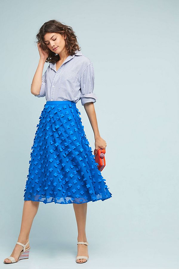 Slide View: 1: Alice Textured Skirt