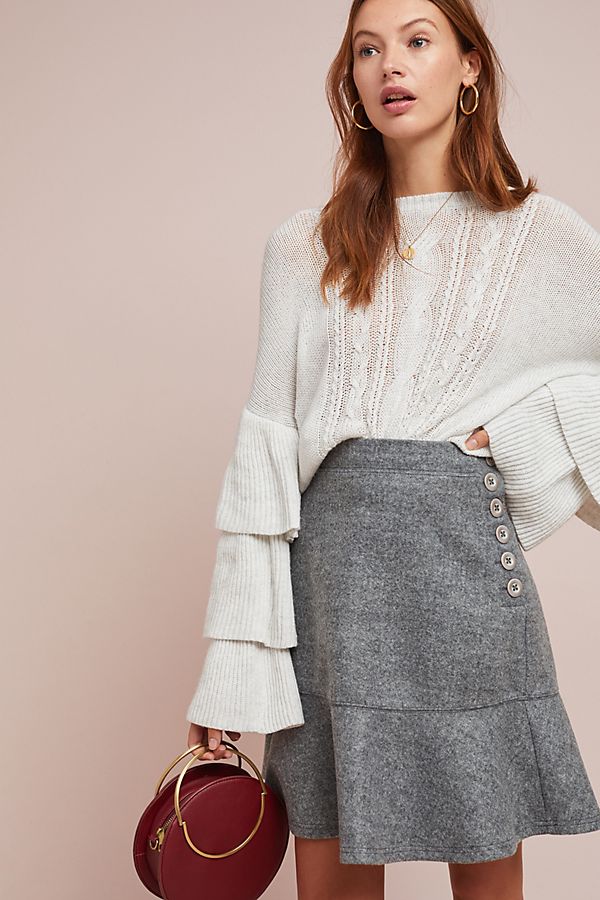 Slide View: 1: Flounced Yukon Skirt