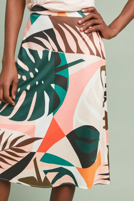 Tropical A-Line Skirt