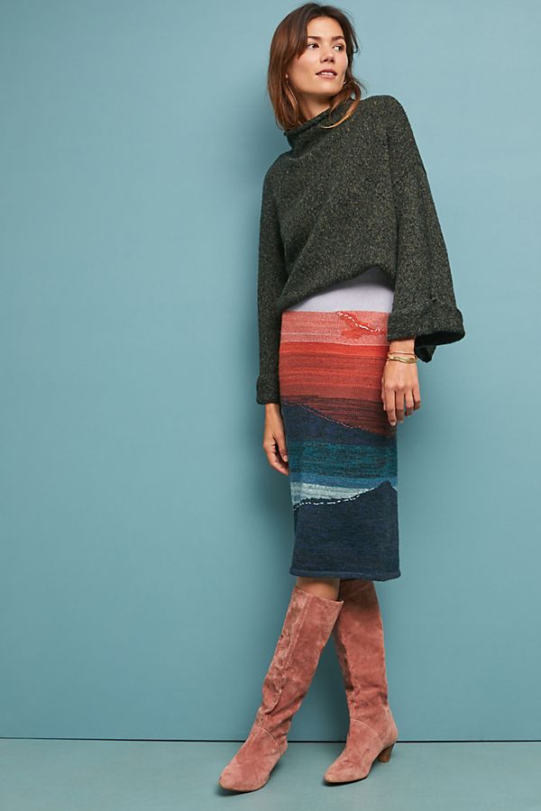 Slide View: 1: Scenic Sweater Skirt