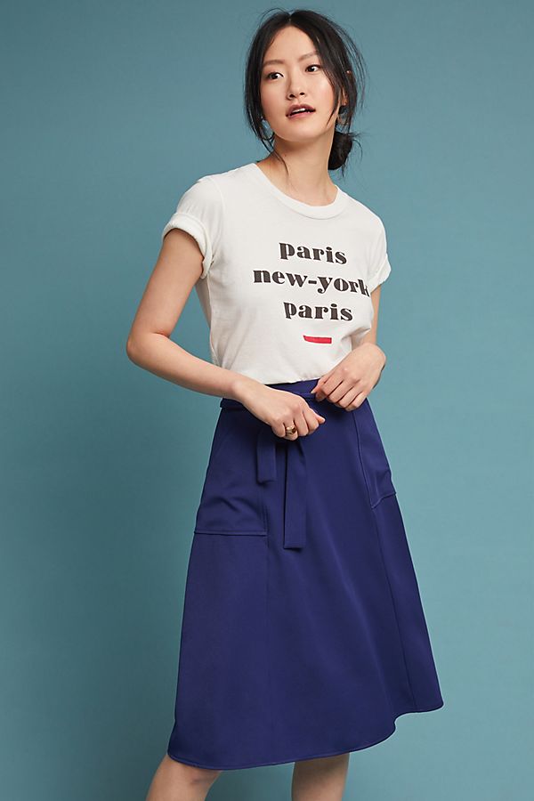 Slide View: 1: Belted Utility Skirt