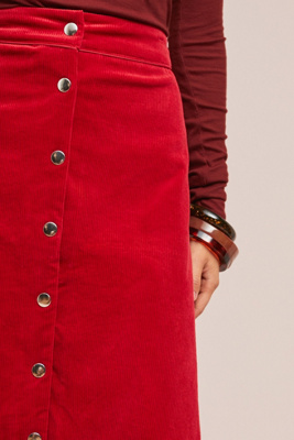 Corduroy Buttondown Skirt | Anthropologie
