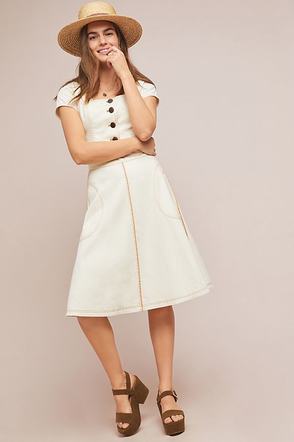 Slide View: 1: Parkland Denim Skirt