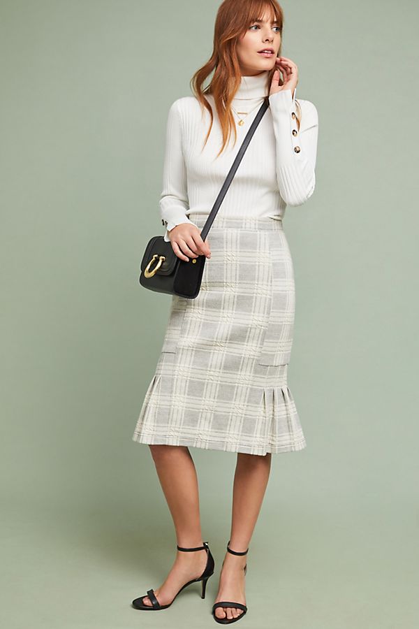 Slide View: 1: Flounced Menswear Skirt