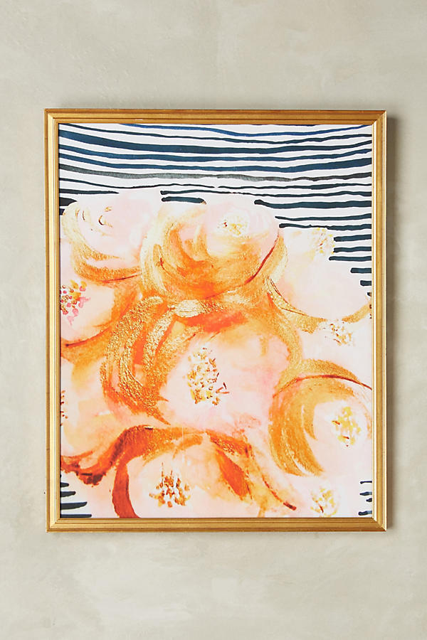 Slide View: 1: Flowers Wall Art
