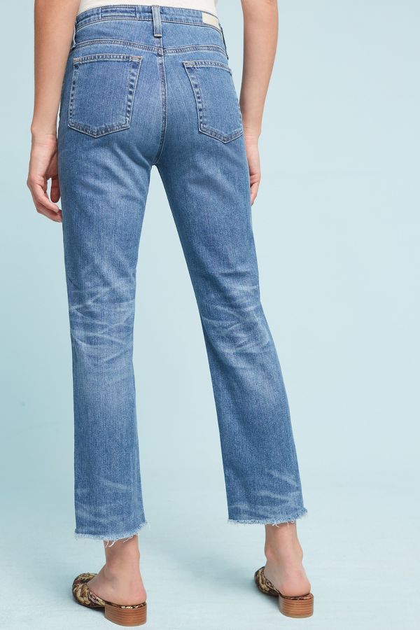 AG The Isabelle High-Rise Straight Cropped Jeans | Anthropologie