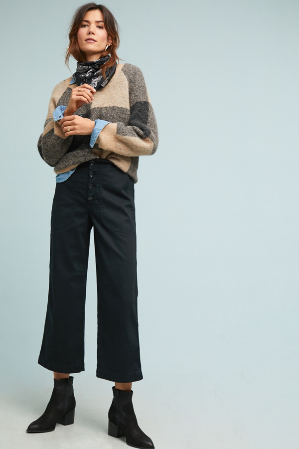 AG Etta UltraHigh Rise WideLeg Jeans Anthropologie