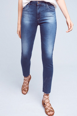 AG Adriano Goldschmied Women's Farrah High-Rise Skinny Jeans - Slim Fit Denim