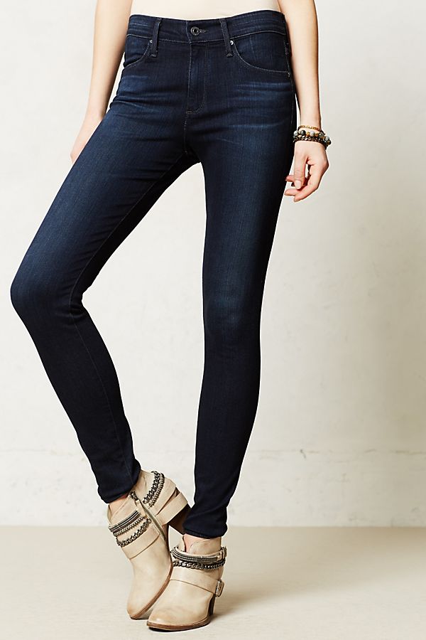 AG Farrah High-Rise Skinny Jeans | Anthropologie