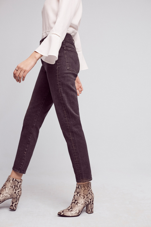 levi's wedgie high rise jeans turn to stone