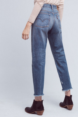 levi's wedgie straight high rise