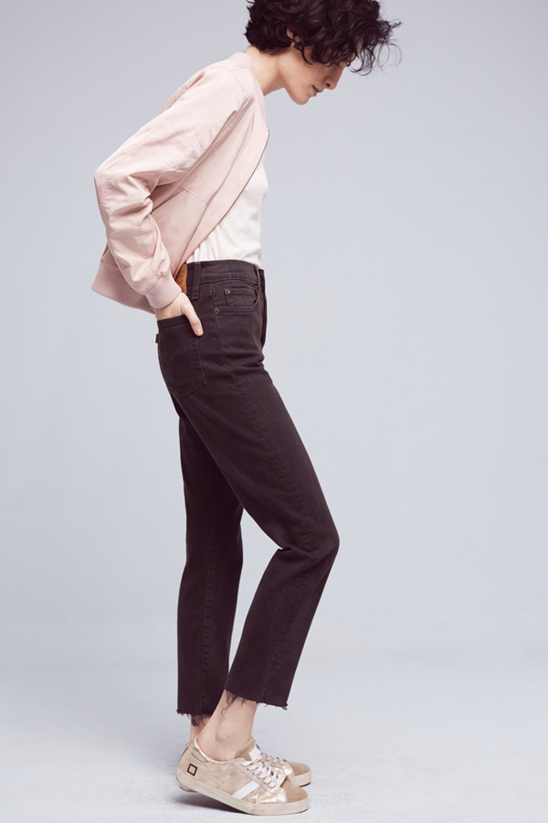 levi's wedgie straight high rise