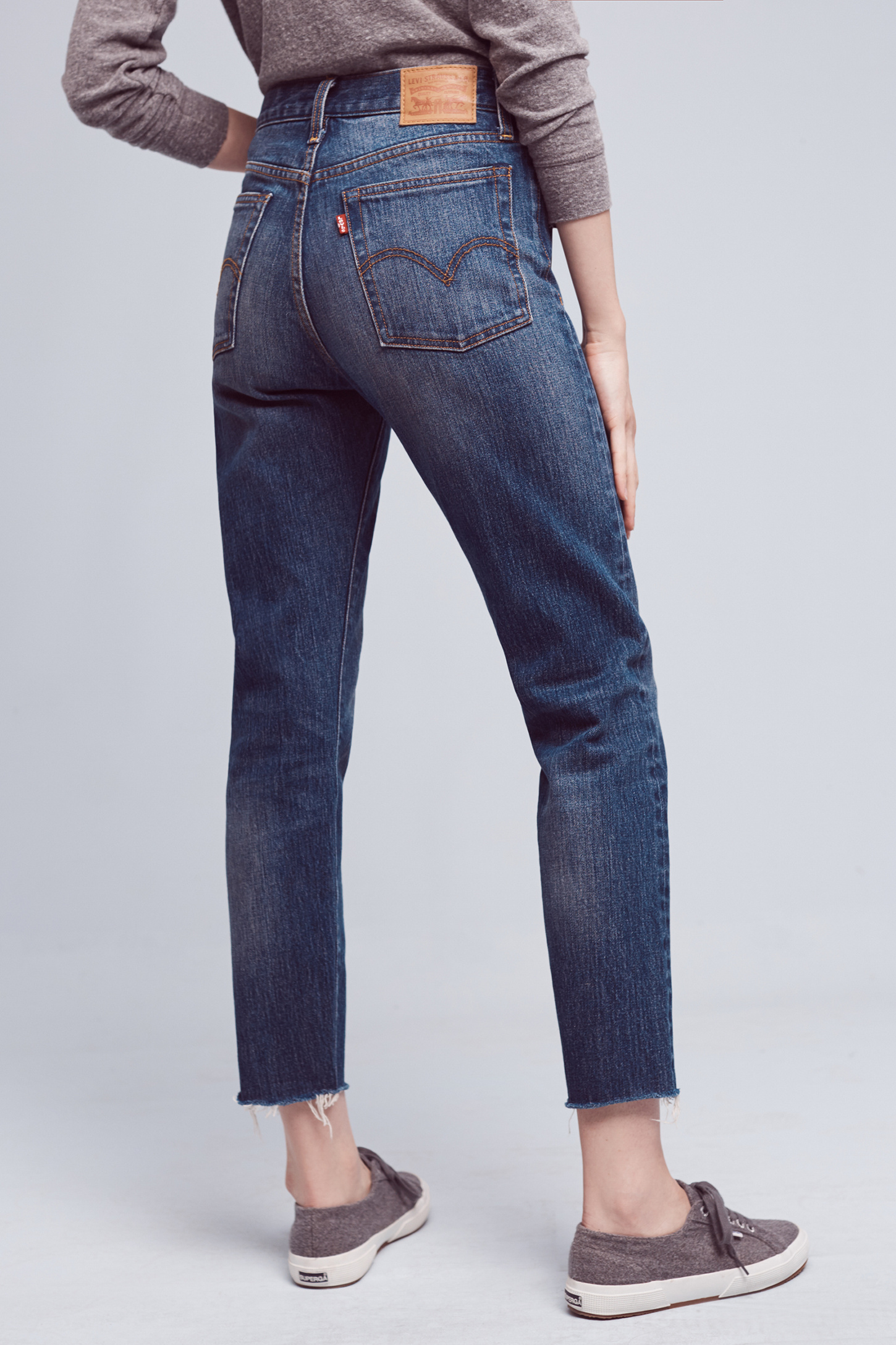 levi's wedgie high rise jeans turn to stone