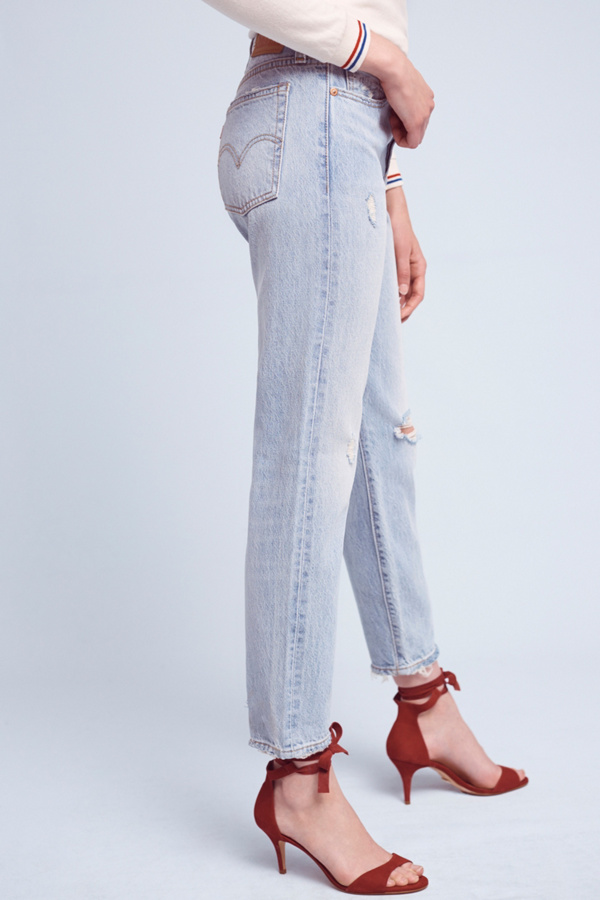 levi's wedgie high rise jeans turn to stone