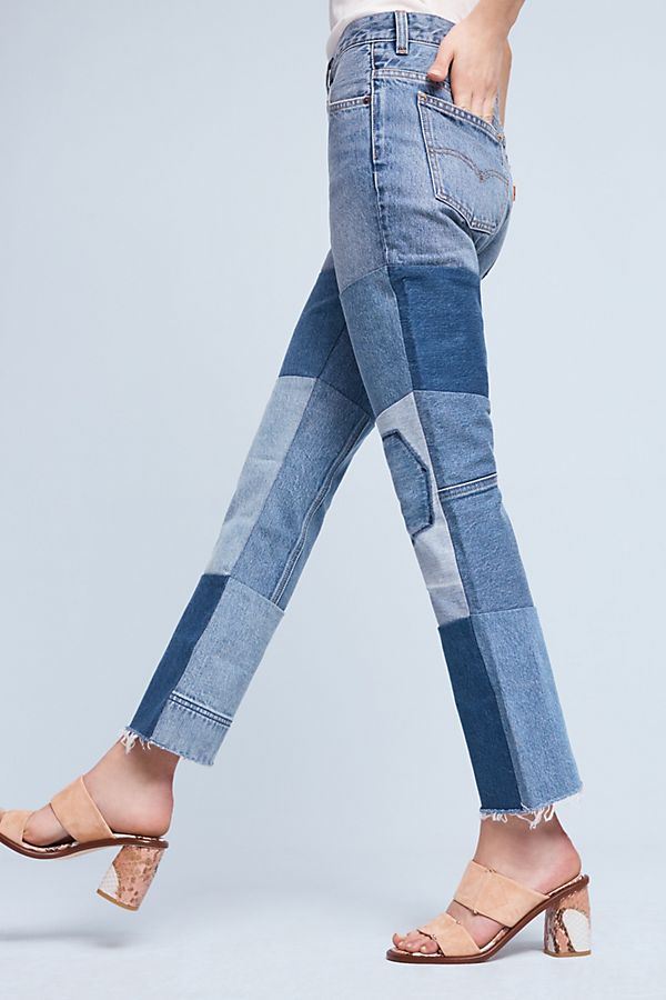 Levi's 517 Ultra High-Rise Cropped Bootcut Jeans | Anthropologie