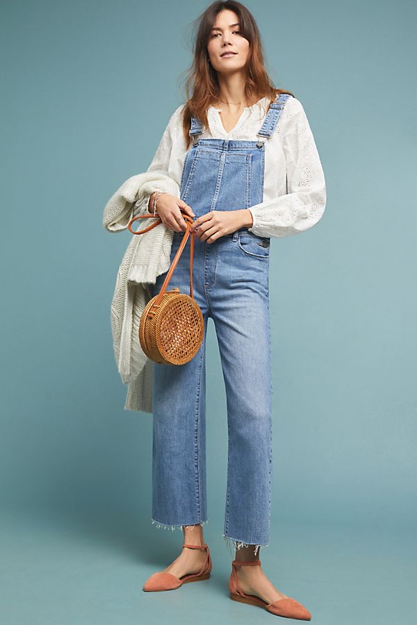 Slide View: 1: Paige Nellie Denim Overalls