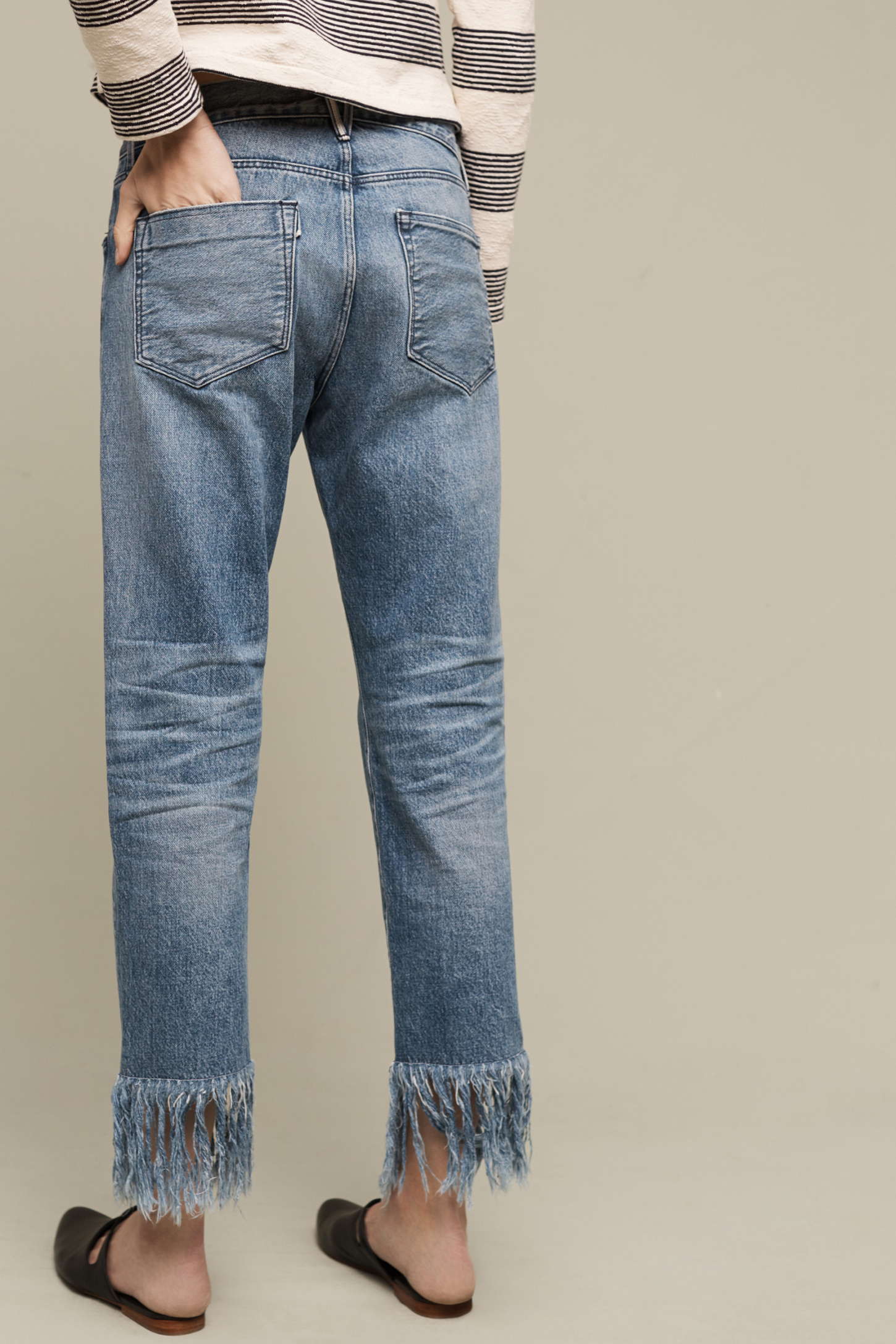 levi fringe jeans