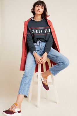 high rise slim boyfriend jeans