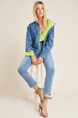Shop Citizens Of Humanity Charlotte Ultra High-rise Straight Jeans In Blue