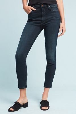 Mother - Looker Distressed Mid-rise Skinny Jeans - Light denim ...