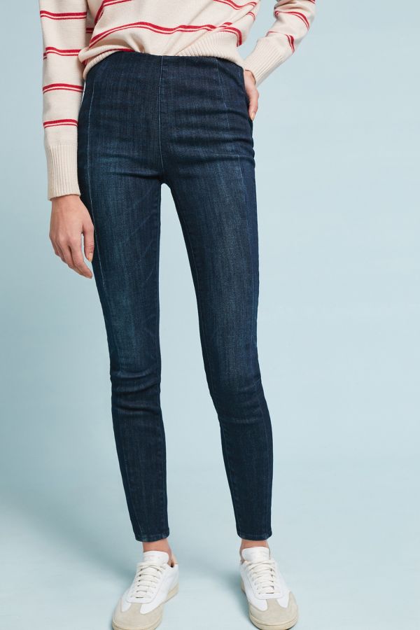 Pilcro High-Rise Ankle Denim Leggings | Anthropologie