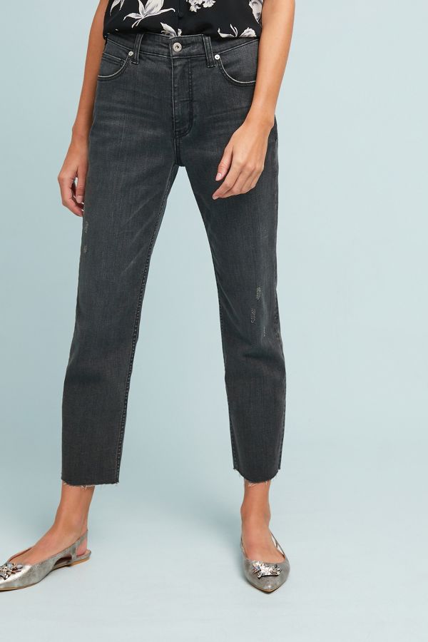 Pilcro High-Rise Slim Straight Jeans | Anthropologie