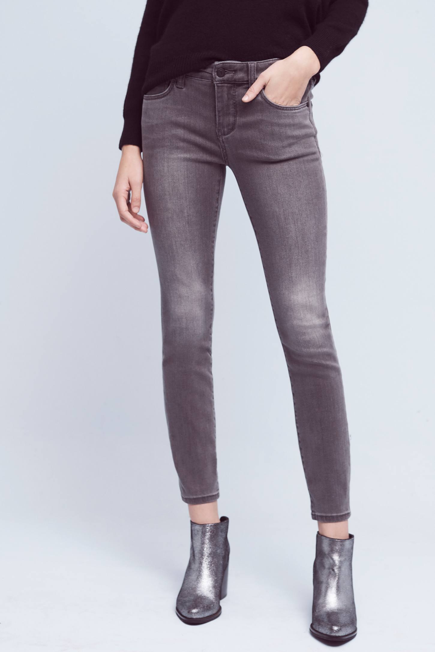 Pilcro Stet Mid-Rise Ankle Jeans | Anthropologie