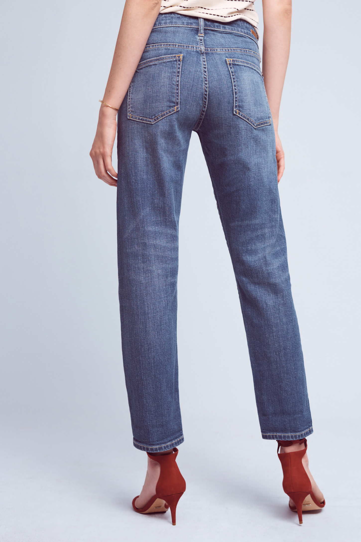 Pilcro Hyphen Mid-Rise Belaxed Boyfriend Jeans | Anthropologie