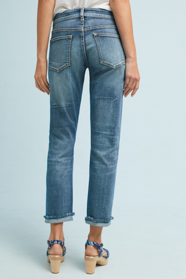 Slide View: 4: Pilcro Mid-Rise Slim Boyfriend Cropped Jeans