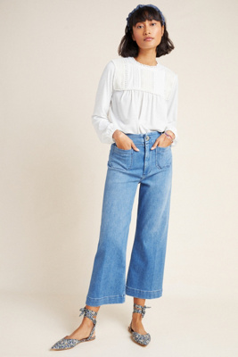 size 24 wide leg jeans