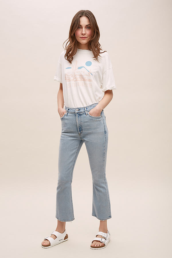 Citizens Of Humanity Demy Cropped-flared Jeans