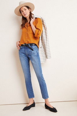 mid rise slim boyfriend jeans