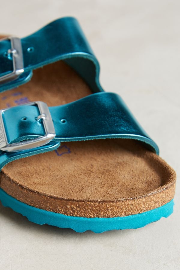 Birkenstock Metallic Arizona Sandals | Anthropologie