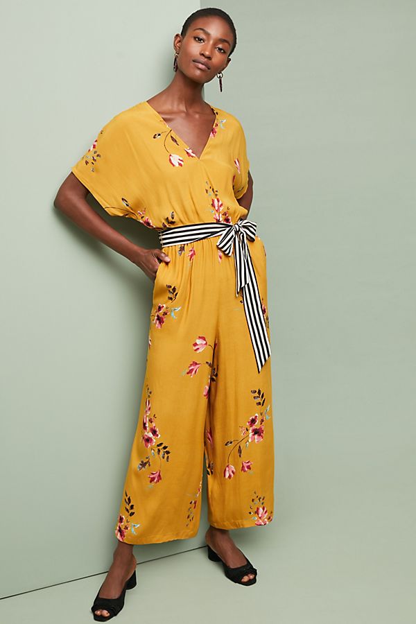 Slide View: 1: Corey Lynn Calter Floral Jumpsuit