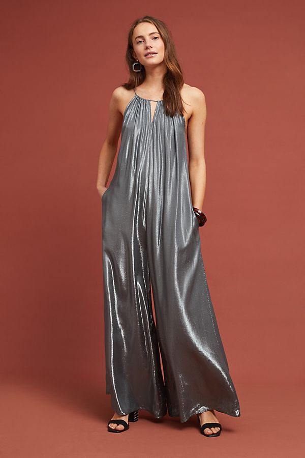 Slide View: 1: Dixie Metallic Jumpsuit