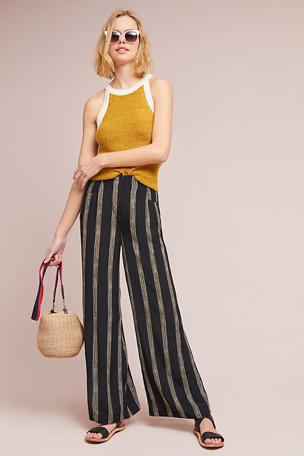 Slide View: 1: Christina Wide-Leg Trousers