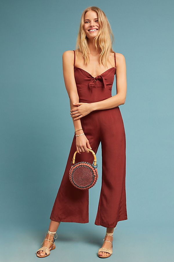 Slide View: 1: Faithfull Presley Cropped Jumpsuit