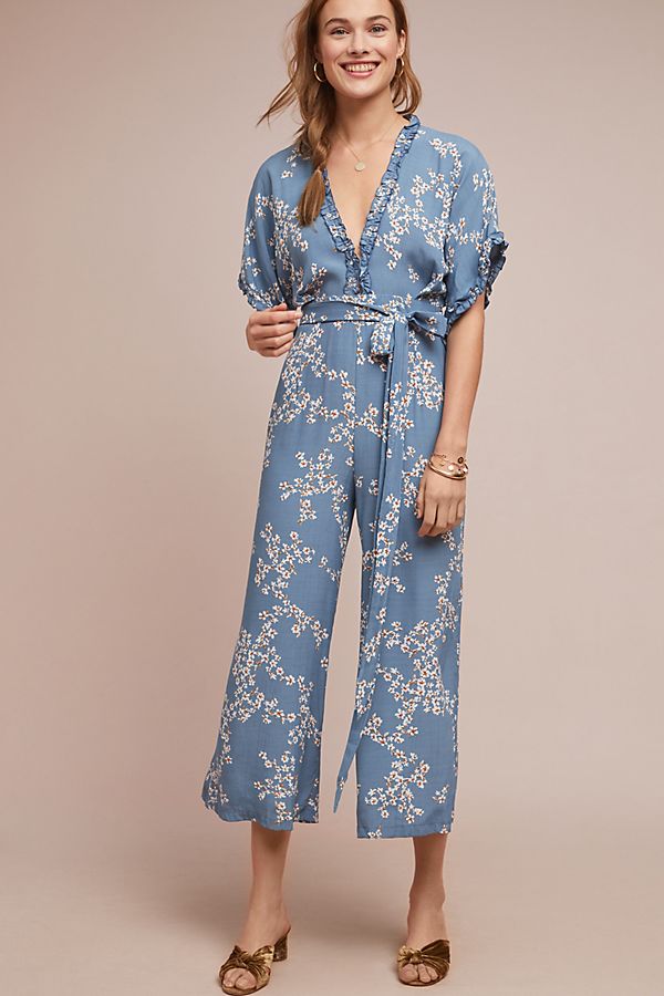 Slide View: 1: Faithfull La Villa Cropped Jumpsuit