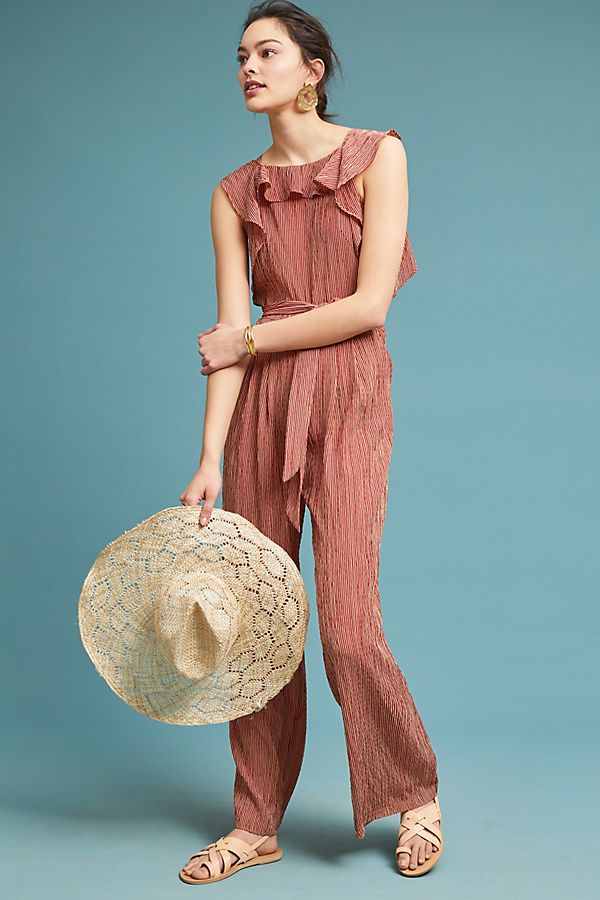 Slide View: 1: Terracotta Jumpsuit
